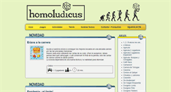 Desktop Screenshot of homoludicus.org